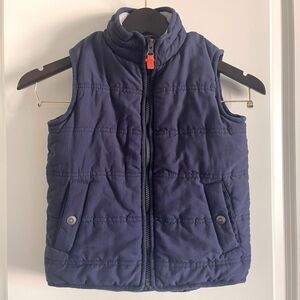 Carter's Kids Boys Girls Sleeveless Navy Blue Jackets Coats Vest Size 5